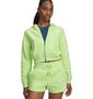 Under Armour Ua Icon Fleece Nov Fz - lumos lime