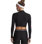 Under Armour Heatgear Crop Mock Ls - ultimate black