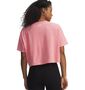 Under Armour Ua Rival Boxy Tee Wash - bittersweet pink
