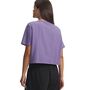 Under Armour Ua Rival Boxy Tee Solid - purple luxe