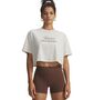 Under Armour Ua W Scriptheart Crop Ss - summit white