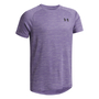 Under Armour Ua Tech Textured Ss - purple luxe
