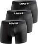 Levis Herren Boxershort Print Limited Black Edition 3er Pack - Black New One 