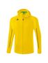 Erima Liga Star Training Jacket With Hood - yellow/black