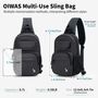 Oiwas Brustbeutel-Schwarz Ock5735_01#00