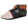 Boumy King Arthur Leder Krabbelschuhe Lauflernschuhe Babyschuhe schwarz/rose/braun 2332 