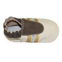 Boumy Trackshoe Leder Krabbelschuhe Lauflernschuhe Babyschuhe beige/gold/braun 2314