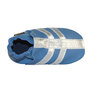 Boumy Krabbelschuhe Lauflernschuhe Babyschuhe Leder blau/silber 2118
