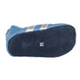 Boumy Krabbelschuhe Lauflernschuhe Babyschuhe Leder blau/silber 2118