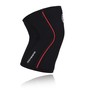 1x Rehband RX Line Knee Support Kniebandage 7mm Neopren schwarz/rot 105436