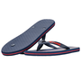 Hummel Multi Stripe Zehentrenner Badeschuhe Badelatschen blau 211373-7381
