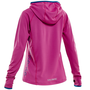 Salming Lightweight Hood Hoodie Longsleeve Kapuzenshirt pink/blau 1277652-5151