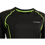 Salming Balance Long Sleeve Tee langarm Shirt schwarz/gr�n 1278667-0167