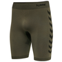 Hummel HMLFIRST First Seamless Training Short Tights Hose Funktionshose Kompressionshose oliv 212555-6084