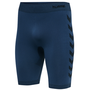 Hummel HMLFIRST First Seamless Training Short Tights Hose Funktionshose Kompressionshose blau 212555-7642