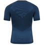 Hummel First Seamless Jersey S/S T-Shirt Funktionsshirt Kompressionsshirt blau 202636-7642