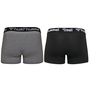 2er Pack Hummel HMLMARS BOXERS schwarz/hellgrau 203433-2773