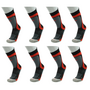 F-Lite Skiing E 100 Ski Snowboard Wintersport Thermo Socken gepolstert schwarz/grau/rot 27-4715-0-0031