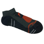 F-Lite MTB Mountainbike Short CoolMax Socken Fahrradsocken Funktionssocken Sneakersocken kurz grau/schwarz/rot 24-4513-8-0192