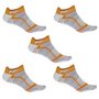 F-Lite Road Bike Comfort Sneaker Footie Socken Fahrradsocken Funktionssocken Sneakersocken wei�/orange/grau 24-4509-8-0191