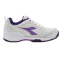 Diadora S. Shot Clay Tennisschuhe Sportschuhe wei�/lila/grau 101.174610-C8750