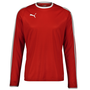 Puma Liga Jersey LS Longsleeve Kinder Trikot langarm Shirt rot/weiss 703421-01