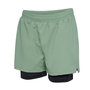 Newline NWL Dallas Shorts 2in1 Damen Running Laufshorts gr�n 500326-6144