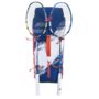 Babolat Sling Bag Backrack X4 Badminton Tasche Schl�gertasche Racketbag Racket Holder Rucksack Bagback blau/wei�/rot 757010-328