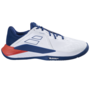 Babolat Propulse Fury 3 All Court Tennisschuhe Sportschuhe wei�/blau/rot 30S23208-1005