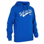 Salming Logo Hood Hoodie Hoody Pullover Kapuzenpullover blau/wei� 1168675-0303