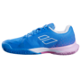 Babolat Jet Mach 3 Clay Junior Sandplatz Tennis Tennisschuhe Sportschuhe blau/wei�/rosa 33S23887-4106