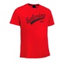 Salming Logo Tee JR Kinder T-Shirt rot/schwarz 1167669-0505