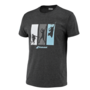 Babolat Padel Cotton Tee Herren T-Shirt schwarz/bunt 6MS23441-2003