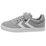 Hummel Slimmer Stadil Leather Low Jr Indoor Sneaker Schuhe grau/weiss 204495-1100