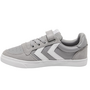 Hummel Slimmer Stadil Leather Low Jr Indoor Sneaker Schuhe grau/weiss 204495-1100