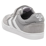 Hummel Slimmer Stadil Leather Low Jr Indoor Sneaker Schuhe grau/weiss 204495-1100