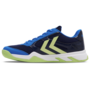 Hummel Teiwaz V Indoor Hallenschuhe Handballschuhe Sportschuhe blau/gr�n/wei� 226291-7002