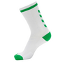 Hummel Elite Indoor Sport Sock Low Socken Sportsocken wei�/gr�n 204043-9230