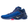 Mizuno Wave Stealth Neo Mid Indoor Handball Volleyball Hallenschuhe Sportschuhe blau/wei� X1GA200520