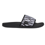 Adidas Adilette Comfort Badelatschen Badeschlappen Sandale Zebra Animal Print schwarz/weiss IH2691