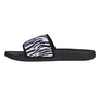 Adidas Adilette Comfort Badelatschen Badeschlappen Sandale Zebra Animal Print schwarz/weiss IH2691