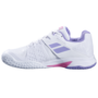 Babolat Propulse All Court Junior Tennis Tennisschuhe Sportschuhe wei�/flieder/rosa 33S23884-1074