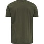 Hummel HMLGO Cotton T-Shirt S/S Herren oliv/wei� 203566-6084