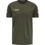 Hummel HMLGO Cotton T-Shirt S/S Herren oliv/wei� 203566-6084