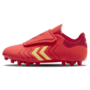 Hummel Hattrick MG JR Fu�ballschuhe Klettverschluss rot/gelb 217580-3787