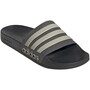 Adidas Adilette Shower Slide Badelatschen Badeschlappen Sandale grau/schwarz JI4761