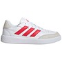 Adidas Courtblock Classic Tennis Sneaker Sportschuhe weiss/rot JP5342