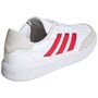 Adidas Courtblock Classic Tennis Sneaker Sportschuhe weiss/rot JP5342