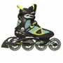 K2 Skater V02 Pro 90 Inline Skates schwarz/t�rkis/gelb
