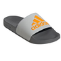 Adidas Shower Adilette Slide Badelatschen Badeschlappen Sandale grau/orange JI4759